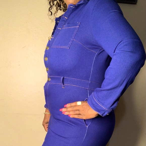 1pc Jean Jumpsuit size XL - Picture 2 of 2